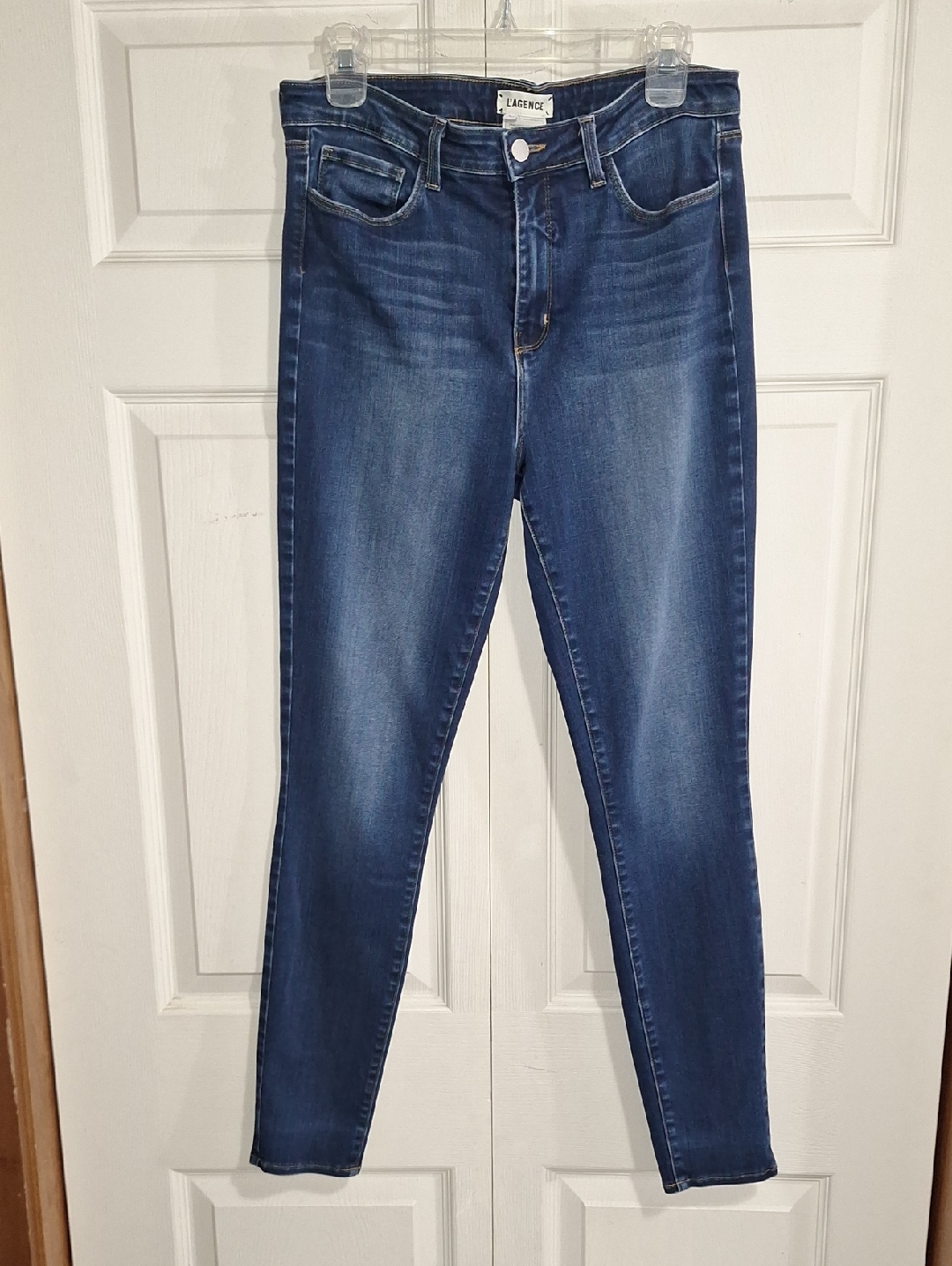 L'agence "Marguerite" High Rise Skinny Jeans - Dark Blue Denim - 31